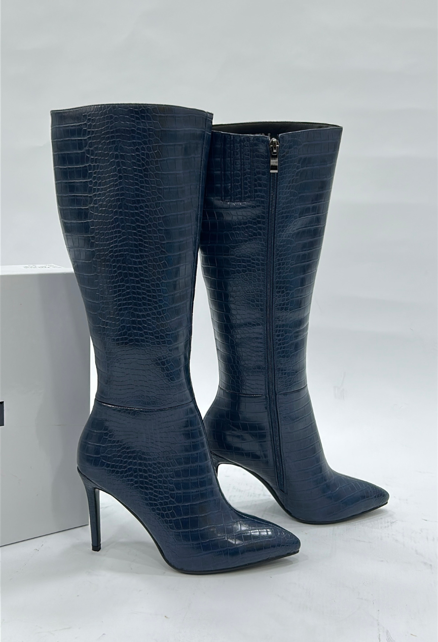 POLLY  Boots -BLUE