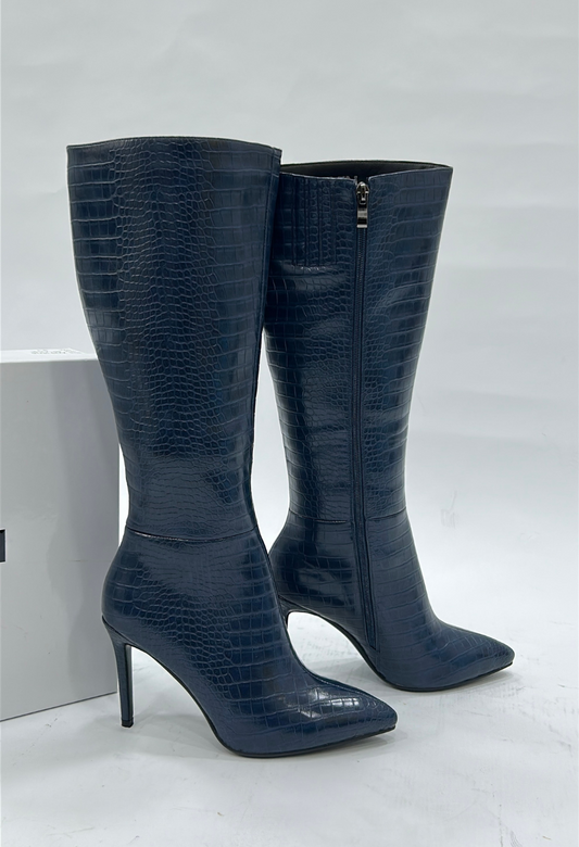 POLLY  Boots -BLUE