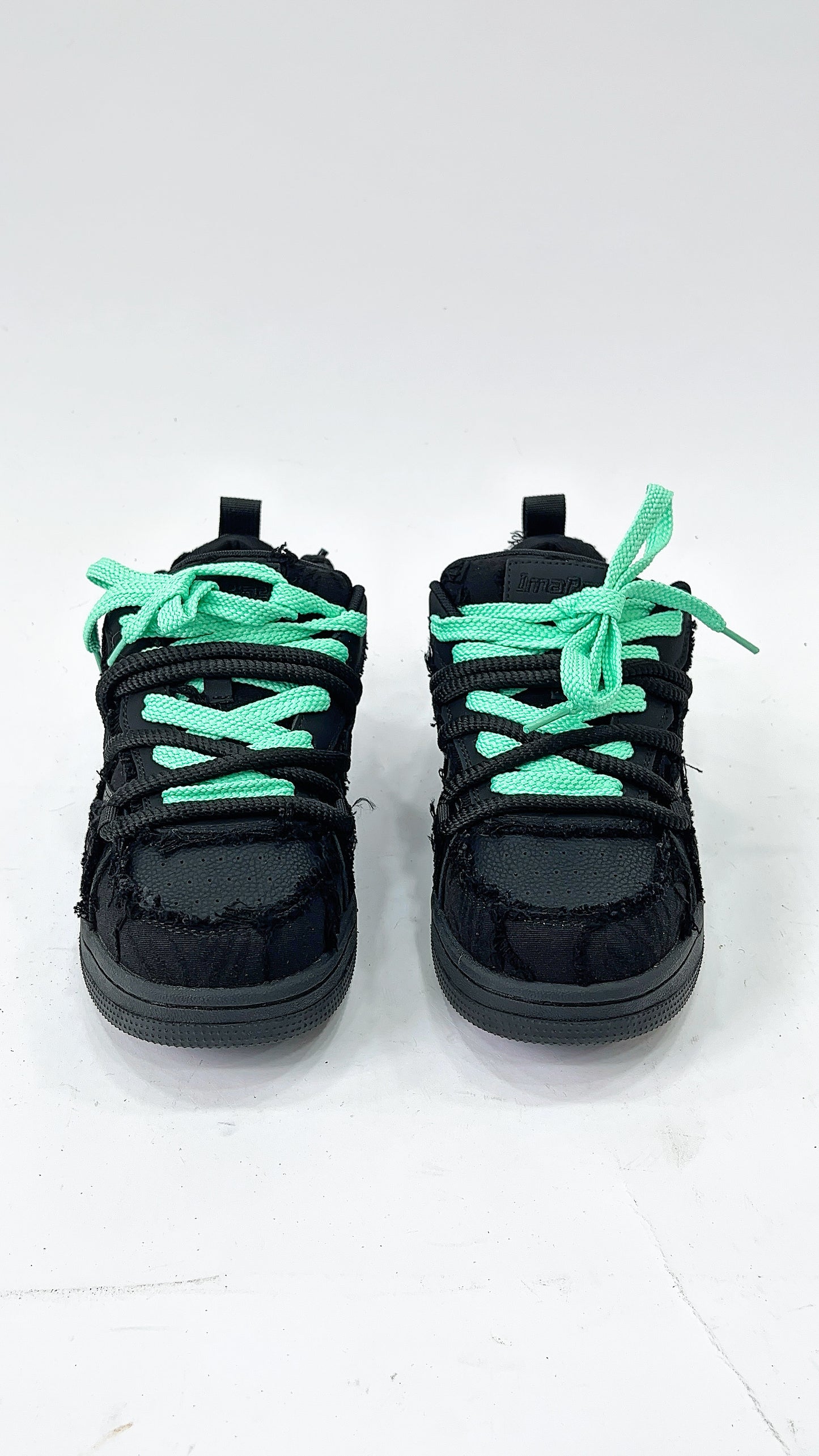 MQM Sneakers - BLACK&BLUE LACE