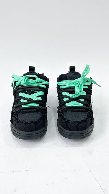 MQM Sneakers - BLACK&BLUE LACE