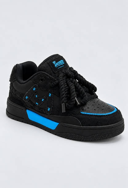 MQM RAVE BLACK/BLUE SNEAKERS