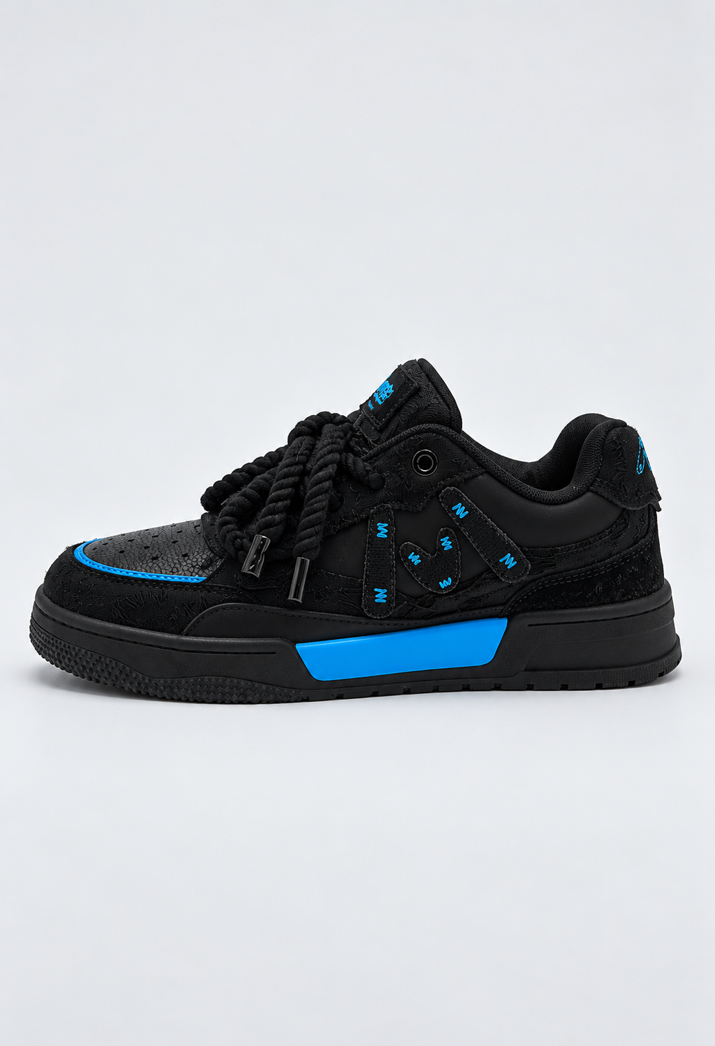 MQM RAVE BLACK/BLUE SNEAKERS