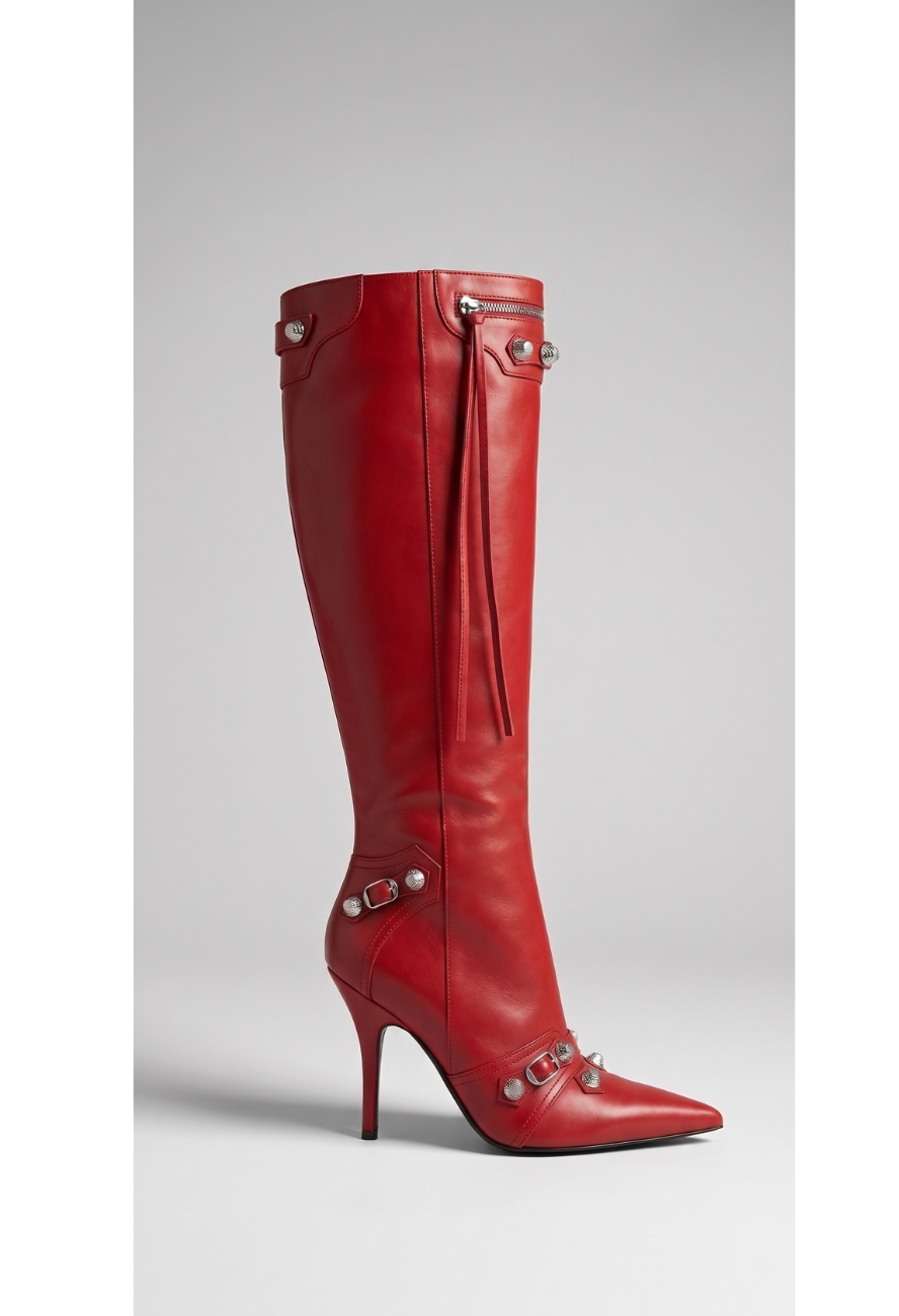 GALLY ROPE BOOTS - RED