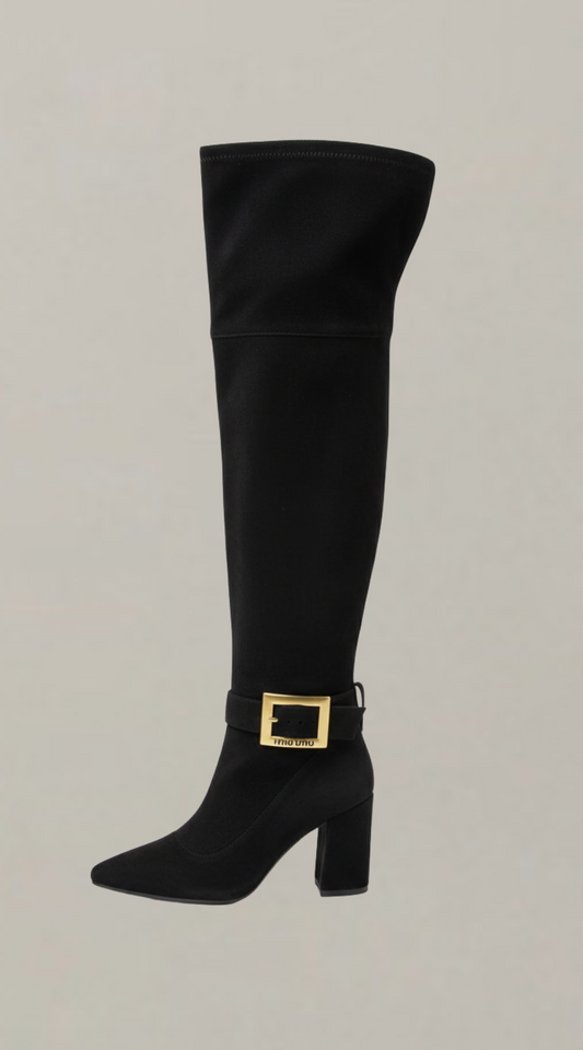 PAUL RING THIGH HIGH BLACK