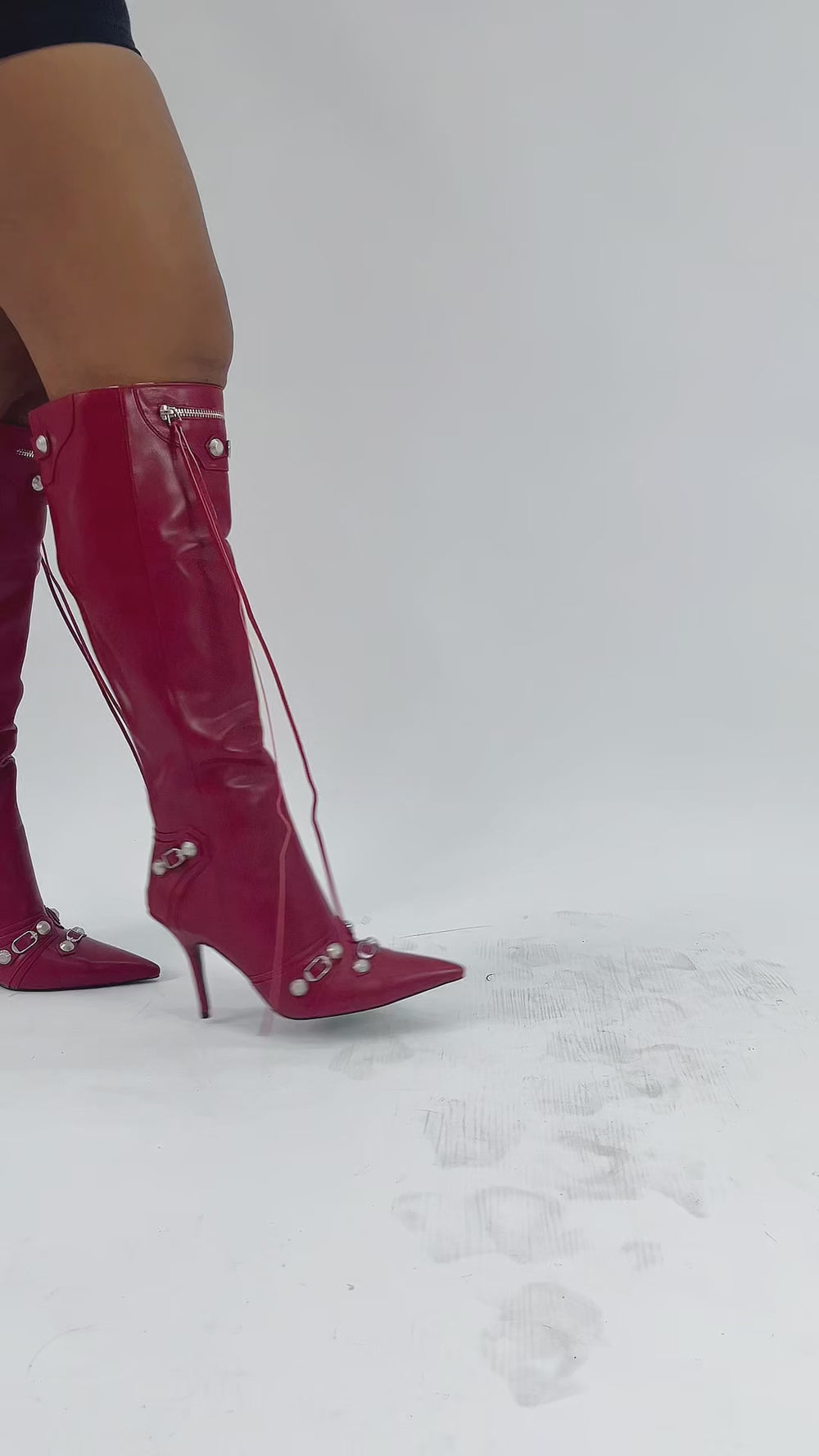 GALLY ROPE BOOTS - RED