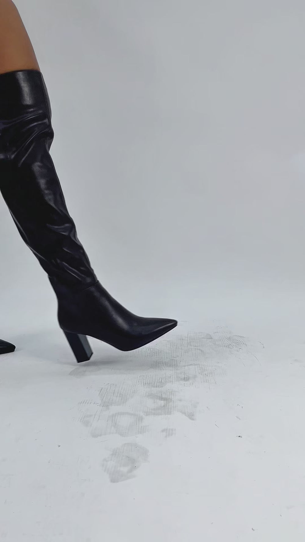 COFFEE THIGH BOOTS