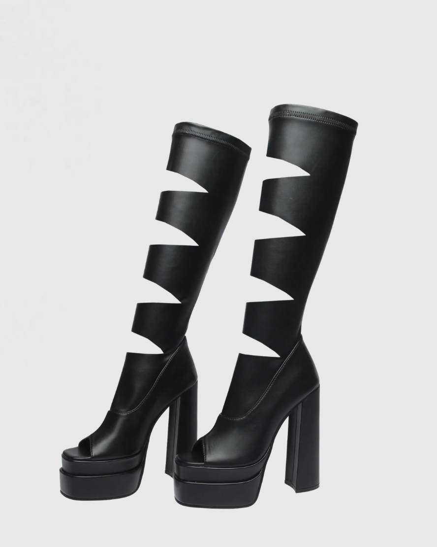 Zigzag Gladiator Boots