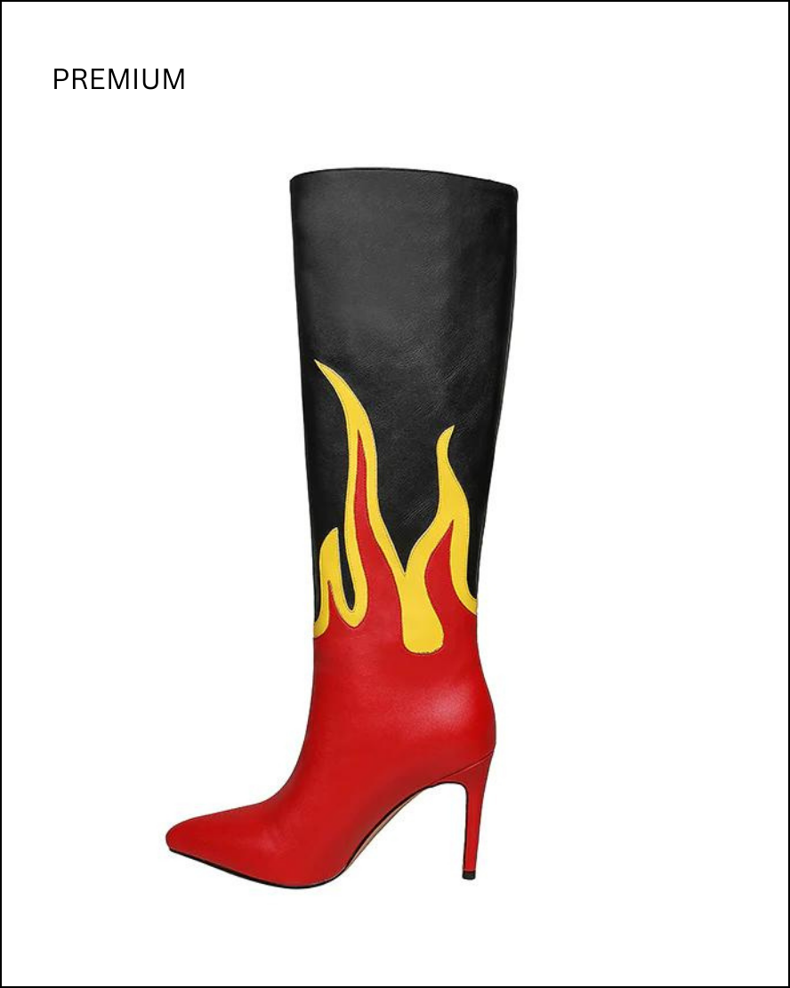 Flame knee Premium Boots