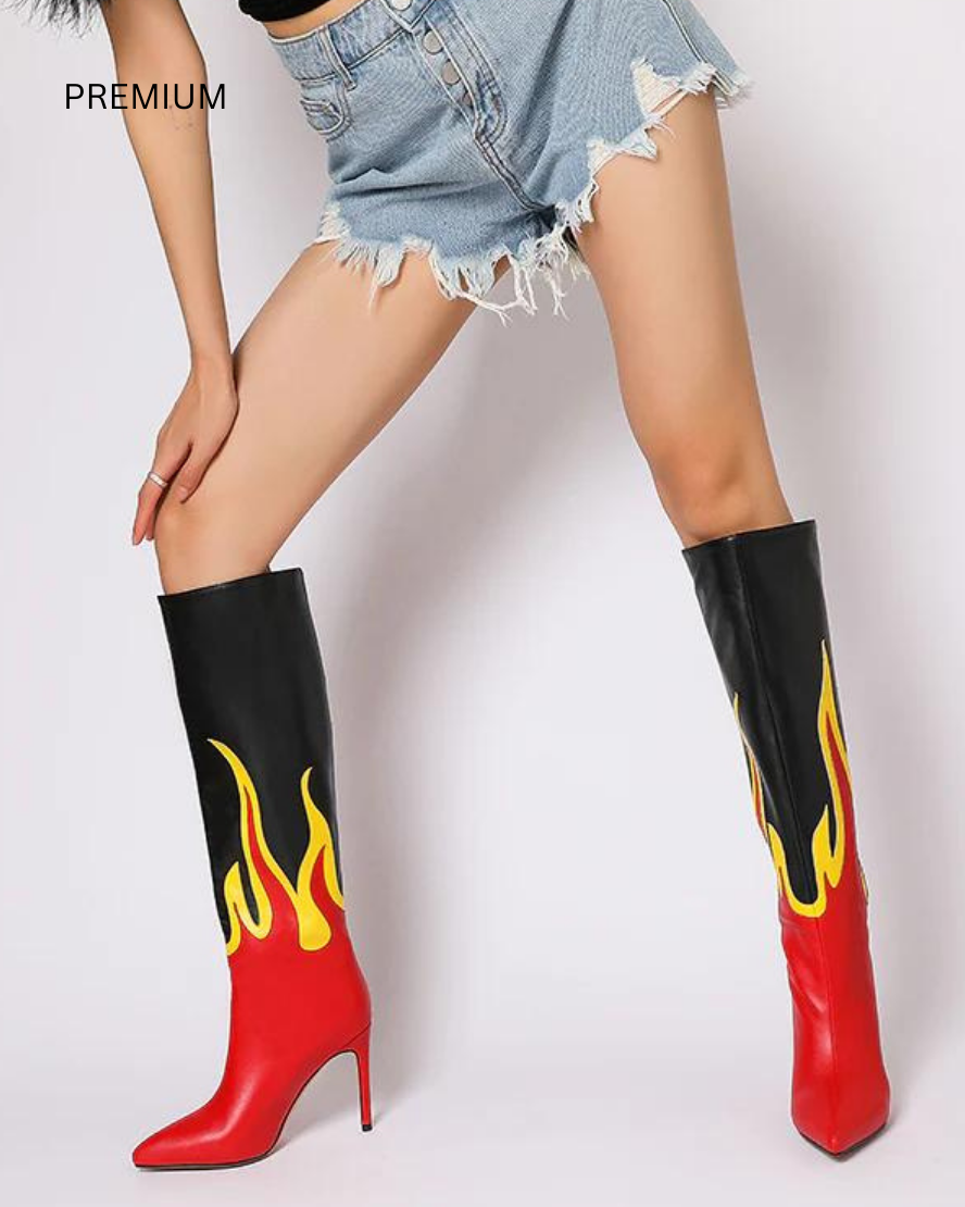 Flame knee Premium Boots